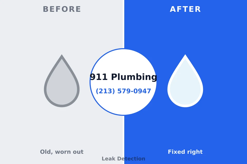 Before and after: plumbing company Victorville, CA